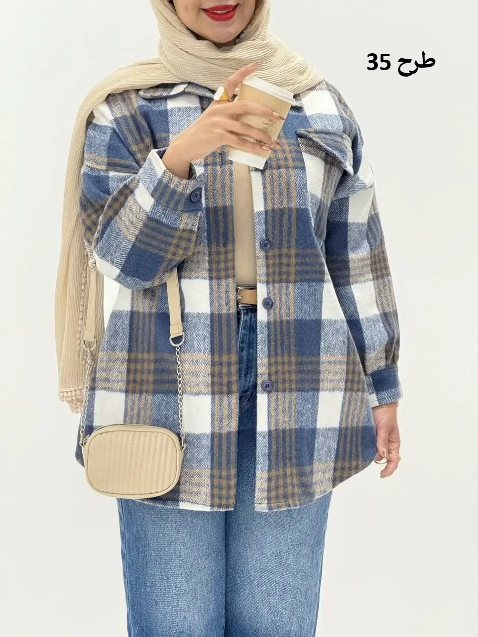 3562-شکت چهارخونه وانیل